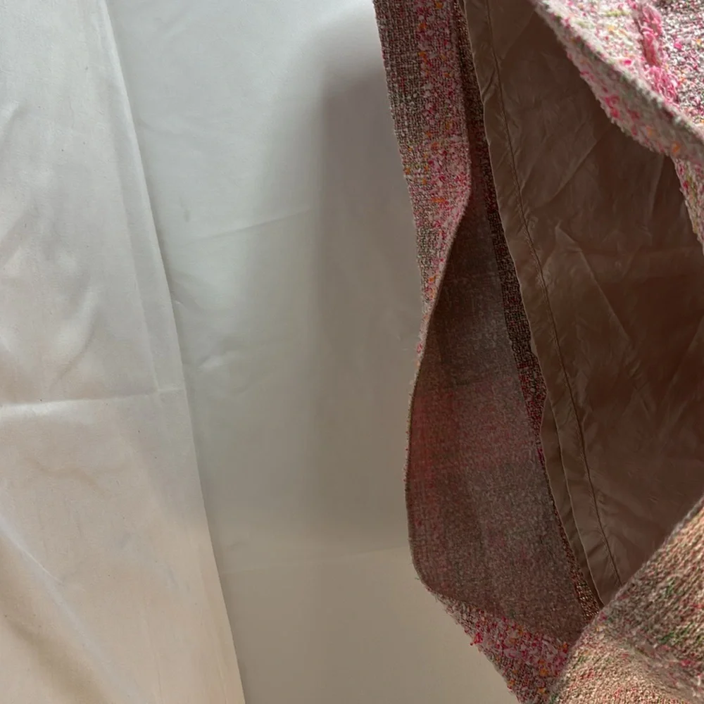 Brooks Brothers tweed skirt. Size 8. Pink/ Muti-color - Picture 2 of 8